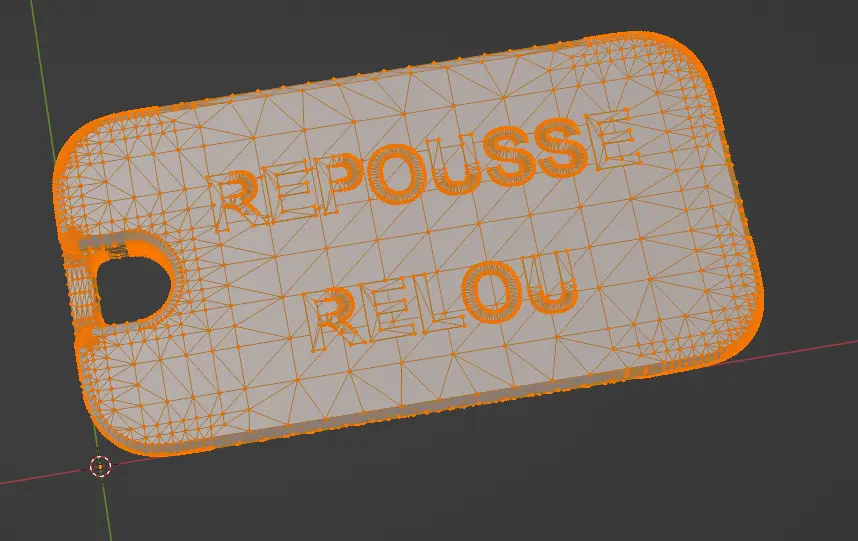 Repousse relou - fichier stl